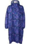 Blauwe Berrygood regenponcho Danedream Drops rain poncho van Danefae