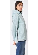 Blauwe (Blue Glow) Stretch Softshell dames regenjas Lug van Tantä 3