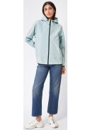 Blauwe (Blue Glow) Stretch Softshell dames regenjas Lug van Tantä 4