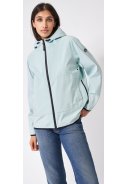 Blauwe (Blue Glow) Stretch Softshell dames regenjas Lug van Tantä 6