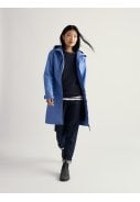 Blauwe (Bluebell) dames regenjas Coverack Coat van Seasalt 5
