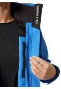 Blauwe dames regenjas Crew van Helly Hansen 7