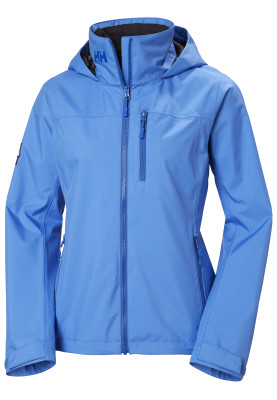 Blauwe dames regenjas Crew van Helly Hansen
