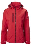 Rode dames regenjas Sardinia 2.0 van Musto