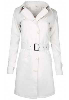 Gebroken witte dames trenchcoat Mac van Protected Species