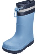 Blauwe gevoerde kinder regenlaarzen van Playshoes 2