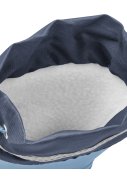 Blauwe gevoerde kinder regenlaarzen van Playshoes 5
