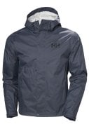Donkerblauwe heren regenjas Loke Jacket 2.0 van Helly Hansen