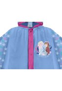 Blauwe kinder poncho van Frozen 2