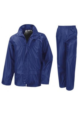 Royal blauwe kinder regenpak van Hooodie