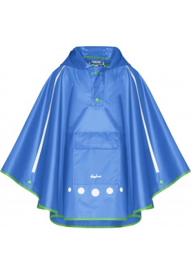 Blauwe kinder regenponcho Pack It van Playshoes