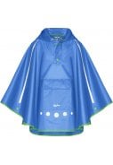 Blauwe kinder regenponcho Pack It van Playshoes 1