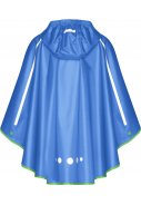 Blauwe kinder regenponcho Pack It van Playshoes 3