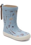 Blauwe kinderregenlaars Fashion "Lavender Blossom" van Bisgaard