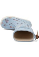 Blauwe kinderregenlaars Fashion "Lavender Blossom" van Bisgaard 3