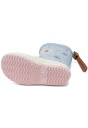 Blauwe kinderregenlaars Fashion "Lavender Blossom" van Bisgaard 4
