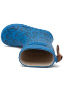 Blauwe kinderregenlaars Fashion "Peace on Earth" van Bisgaard 2