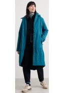 Blauwe (Mast) dames regenjas Janelle Coat van Seasalt 3