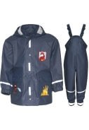 Blauwe regenpak Brandweer van Playshoes 1