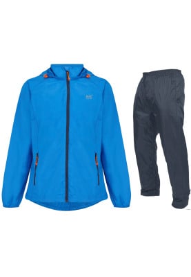 Blauwe regenpak van Mac in a Sac