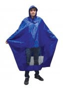 Blauwe Regenponcho Fiets van Hooodie 2