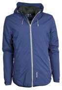 Blauwe (Soft Indigo) licht gewatteerde dames regenjas Berta van Pro-X Elements