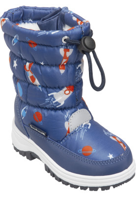 Blauwe winter laarzen Space van Playshoes