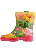 Bloemen print PVC dames regenlaars van XQ Footwear  3