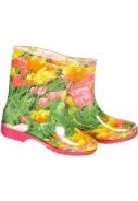 Bloemen print PVC dames regenlaars van XQ Footwear  1