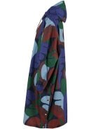 Blue Purple Trops regenponcho Danedream Drops poncho van Danefae 5