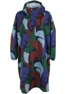 Blue Purple Trops regenponcho Danedream Drops poncho van Danefae