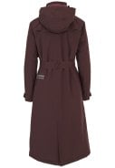 Bordeaux rood (Modica) winter Trench Coat van Agu 3