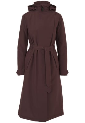 Bordeaux rood (Modica) winter Trench Coat van Agu