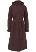 Bordeaux rood (Modica) winter Trench Coat van Agu
