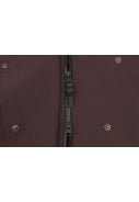 Bordeaux rood (Modica) winter Trench Coat van Agu 6
