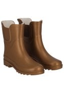 Bronze Metallic damesregenlaars Chelsea Rubber van XQ 
