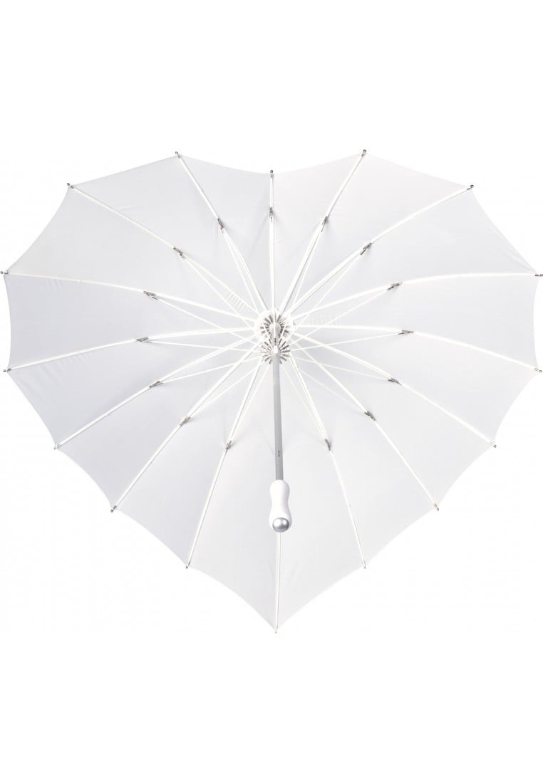 veteraan Bijproduct kleinhandel Bruidsparaplu Hartvormig wit (Maat ) - Paraplu's