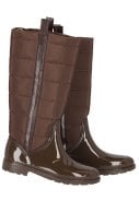 Bruin gevoerde Fashion dames regenlaars van XQ 3