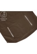 Bruin (Walnut) 4-way stretch heren regenjas Oskar van Pro-X Elements 2