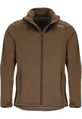 Bruin (Walnut) 4-way stretch heren regenjas Oskar van Pro-X Elements
