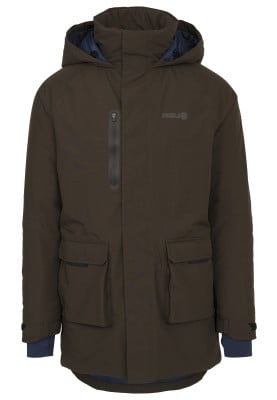 Bruine (Gound Coffee) heren winter regenjas Defender Urban Oudtoor van Agu