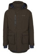 Bruine (Gound Coffee) heren winter regenjas Defender Urban Oudtoor van Agu