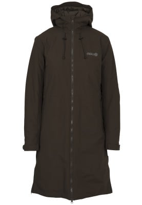 Bruine (Ground Coffee) winter dames regenjas Seq II van Agu
