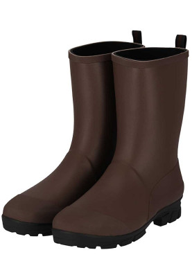 Bruine heren regenlaars Rubber Rain Boots van XQ
