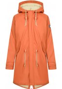 Burnt Ochre Friese Tidaholm parka met teddy voering van Derbe