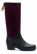 Bruine regenlaars Miss Juliette Duo van Aigle