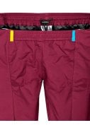 Burgundy extra lange Storm regenbroek met volledige rits en overschoenen 7