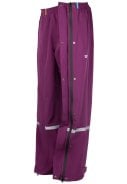 Burgundy regenbroek met volledige rits van Hello Rain