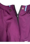 Burgundy regenbroek met volledige rits van Hello Rain 4