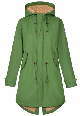 Cactus Friese Tidaholm CP parka met caramel teddy voering van Derbe